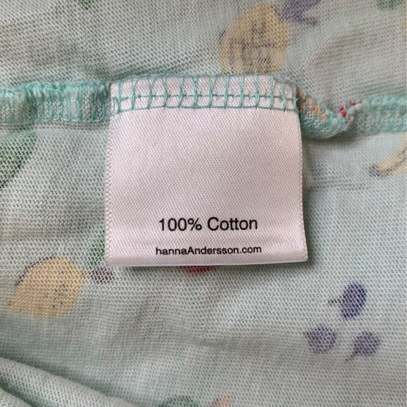 HANNA ANDERSSON Girls Fruit Dress 130 8 Cotton Summer Watermelon Girl Slipover - Picture 8 of 8